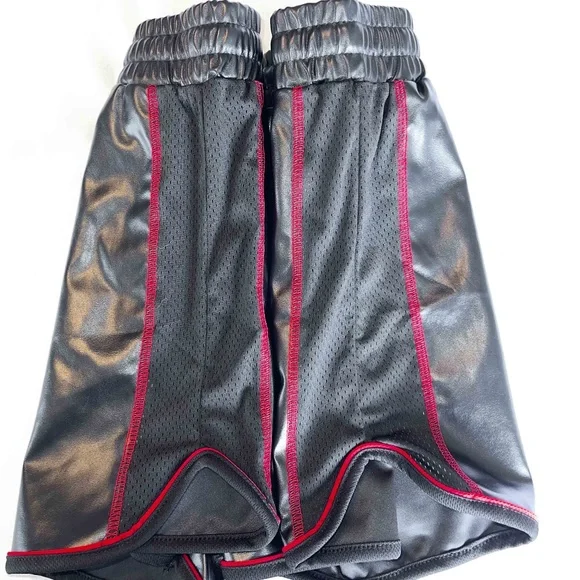 Leather(like) Shorts Black Men's Medium - Picture 5 of 10